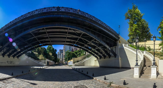 Restored Old Bridge in Odessa Ukraine