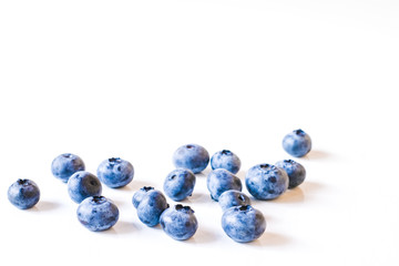 Fresh sweet blueberry fruit.
