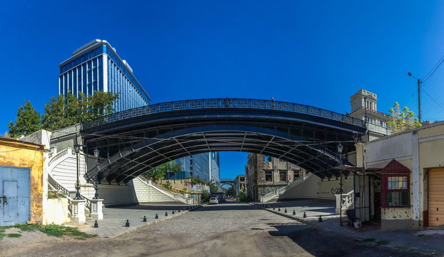 Restored Old Bridge in Odessa Ukraine