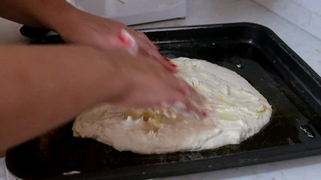 homemade sourdough pizza