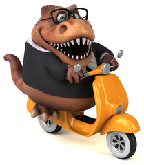 Fun Trex - 3D Illustration © Julien Tromeur