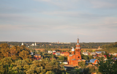 Fototapeta premium Church of Presentation into Temple of Blessed Virgin Mary in Borovsk. Kaluga oblast. Russia
