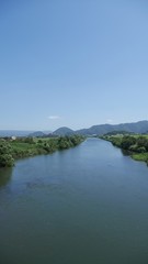 Fototapeta na wymiar 狩野川（静岡県）