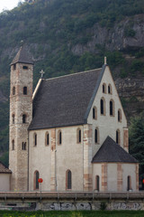 Fototapeta na wymiar Church of St Apollinare in Trento, Italy