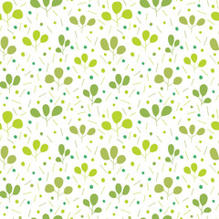Stylish organic background. Seamless pattern.Vector. スタイリッシュ植物パターン