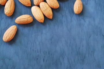 almond with copy space