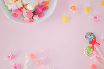グミ　キャンディー　スイーツ　ロリポップ　カラフル　パステル　ゆめかわいい　女子