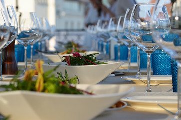Italian Restaurant Table