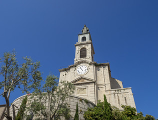 Fototapeta na wymiar Église Saint-Louis à Sète dans l'Hérault en Occitanie, France