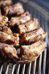 meat on grill