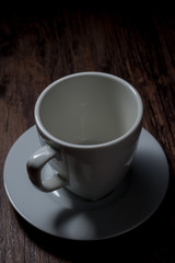 ceramic coffee cup on table