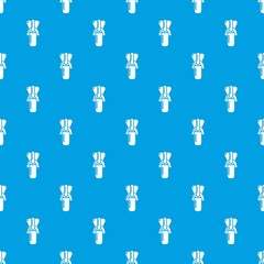 Obraz premium Bag zip pattern vector seamless blue repeat for any use