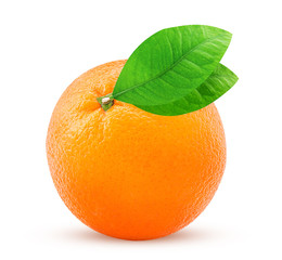 Fresh mandarin with leaf