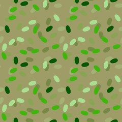 UFO military camouflage seamless pattern in in different shades of green color
