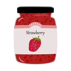 いちごジャム　イラスト