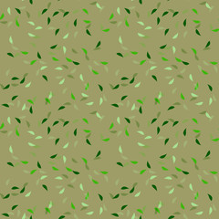 Fototapeta premium UFO military camouflage seamless pattern in in different shades of green color