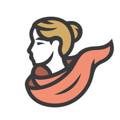 Beauty salon abstract sign