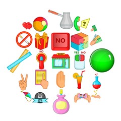 Feedback icons set. Cartoon set of 25 feedback vector icons for web isolated on white background