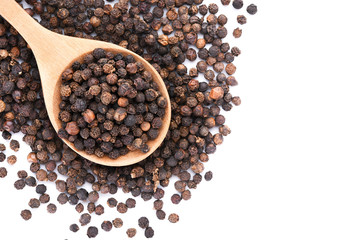 pepper corn isolated on white background