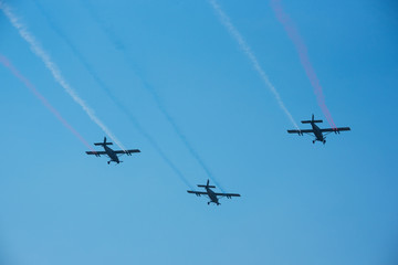 Jets from Aircraft show in children day