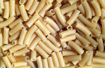 Dry pasta close-up
