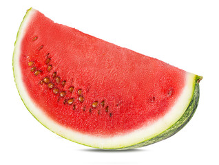 Fresh watermelon isolated on white background with clipping path
