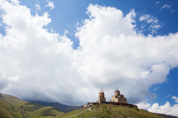 Gergeti Church Georgia. Kazbegi