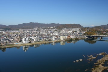 Fototapeta na wymiar 木曽川
