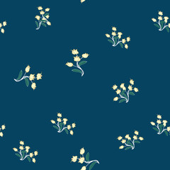 Abstract elegance pattern with floral background.