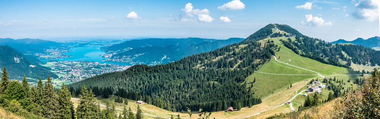 Fototapeta na wymiar view from setzberg mountain