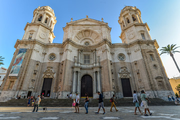 Fototapeta na wymiar Cathedral in Cadiz