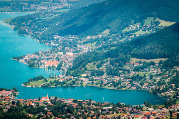 Fototapeta na wymiar view from setzberg mountain