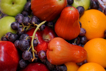 close up image of fruits.soft focus,blur available when view at full resolution.