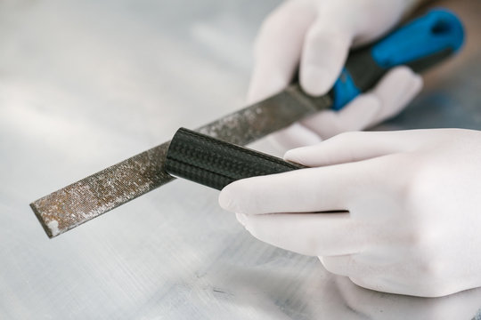 Grinding and shaping Carbon fiber composite material