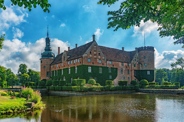 Naklejka premium Vittskövle Castle in Kristianstad Municipality, Scania, in southern Sweden.