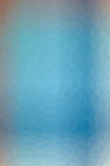 Blue and red Impasto with soft brush  vertical background illustration.