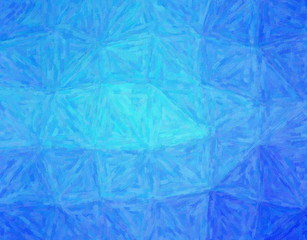 Nice abstract illustration of blue Impasto with large color variations paint. Good background for your prints.