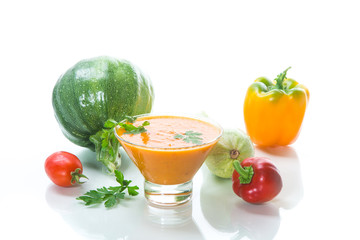 homemade vegetable caviar with zucchini in a glass bowl