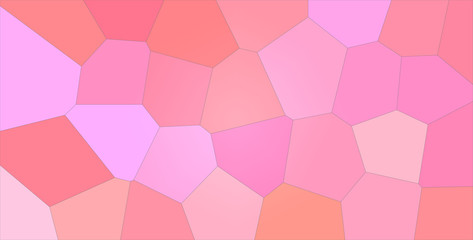 Pink and purple colorful Giant Hexagon background illustration.