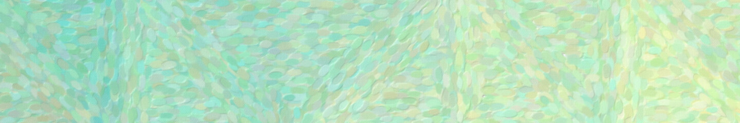 Useful abstract illustration of pink, green, yellow and lapis lazuli banner pointillism with long dots paint. Beautiful background for your project.