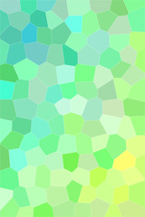 Fototapeta na wymiar Nice abstract illustration of pink, green, yellow and lapis lazuli bright Middle size hexagon. Nice background for your design.