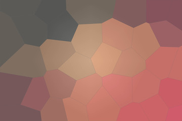 Red, yellow and brown Giant Hexagon background illustration.