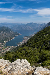 Kotor Bay is a bay of from the Adriatic sea in southwestern Montenegro. The main town seen in the...