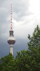 Fototapeta premium Fernsehturm (Television Tower) in Berlin, Germany