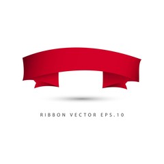 Ribbon Set Vector Template Design Illustration