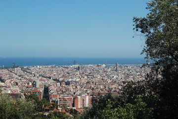 VUE SUR BARCELONE