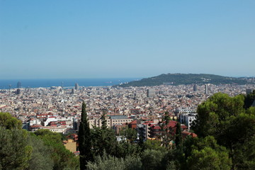 VUE SUR BARCELONE