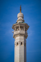 Fototapeta premium Outdoor High Tower Building Landmark In Saudi Arabia, April 15, 2018