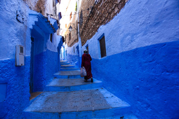 Enclave de la perla azul Marroqui