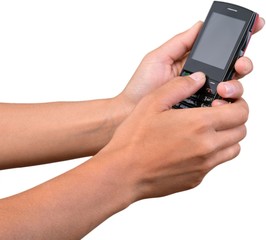 Holding a keyboard based smart phone